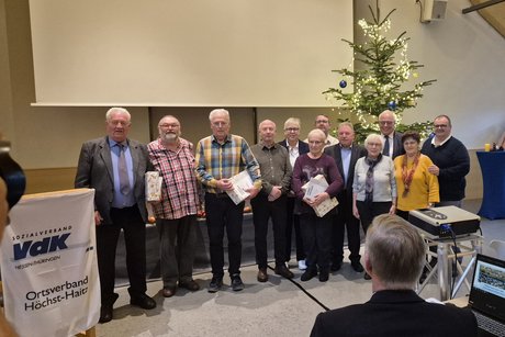 Ehrungen Geehrte und VdK Vorstand