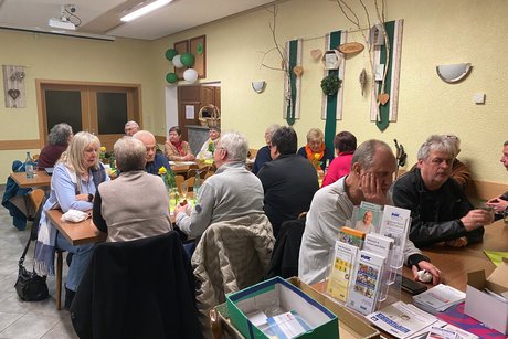 Beim Empfang Bei dem Neujahrsempfang des OV Fürth