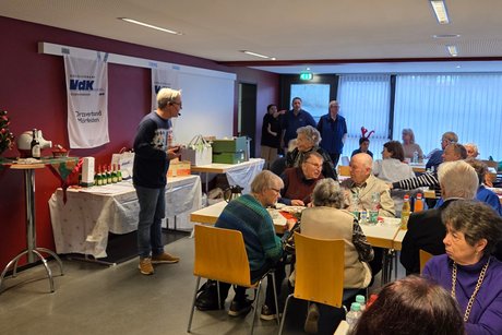 Frederick Krahn / Ortsvorsitzender bei seiner Er&ouml;ffnungsrede.