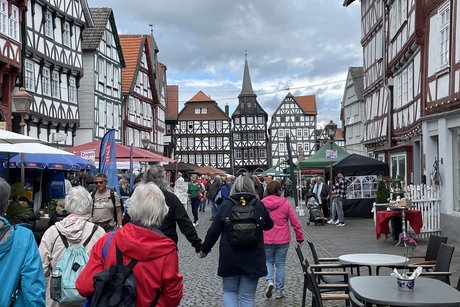 Eindrücke vom Hessentag-Marktplatz Fritzlar
