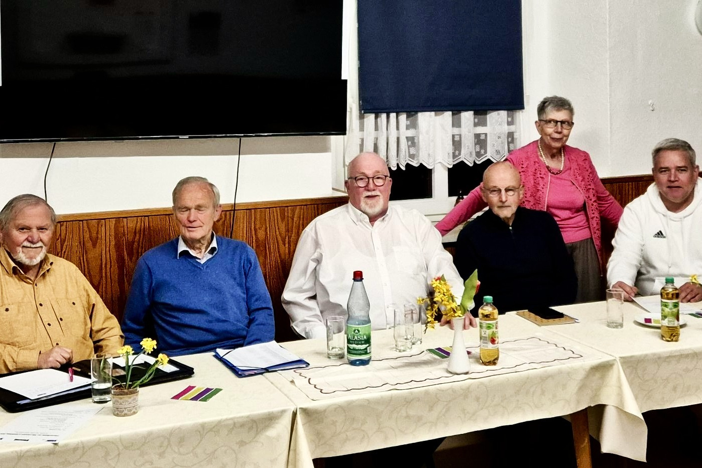 Der Vorstand des Ortsverbandes W&auml;chtersbach bei der JHV 2026