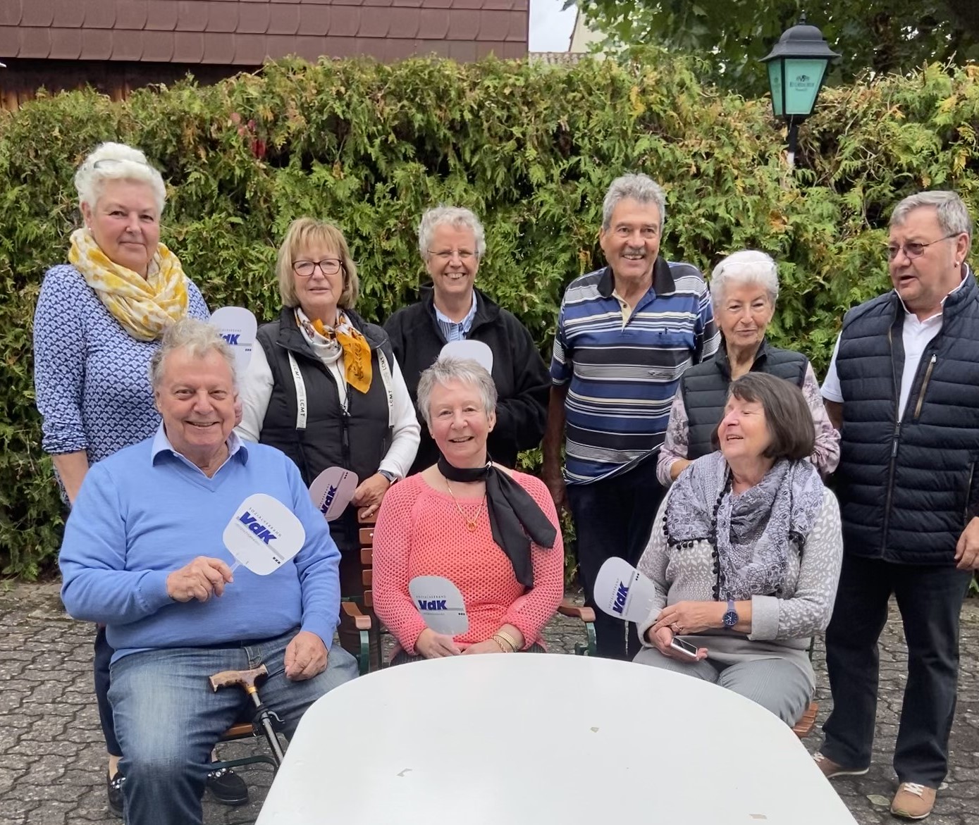 v.lks.: Gabriele Pachale, Jäcki Höhn, Birgit Müller, Christine von Eiff, Ursula Bauer, Peter Alt, Inge Reußwig, Kathleen Schröter, Walter Reußwig