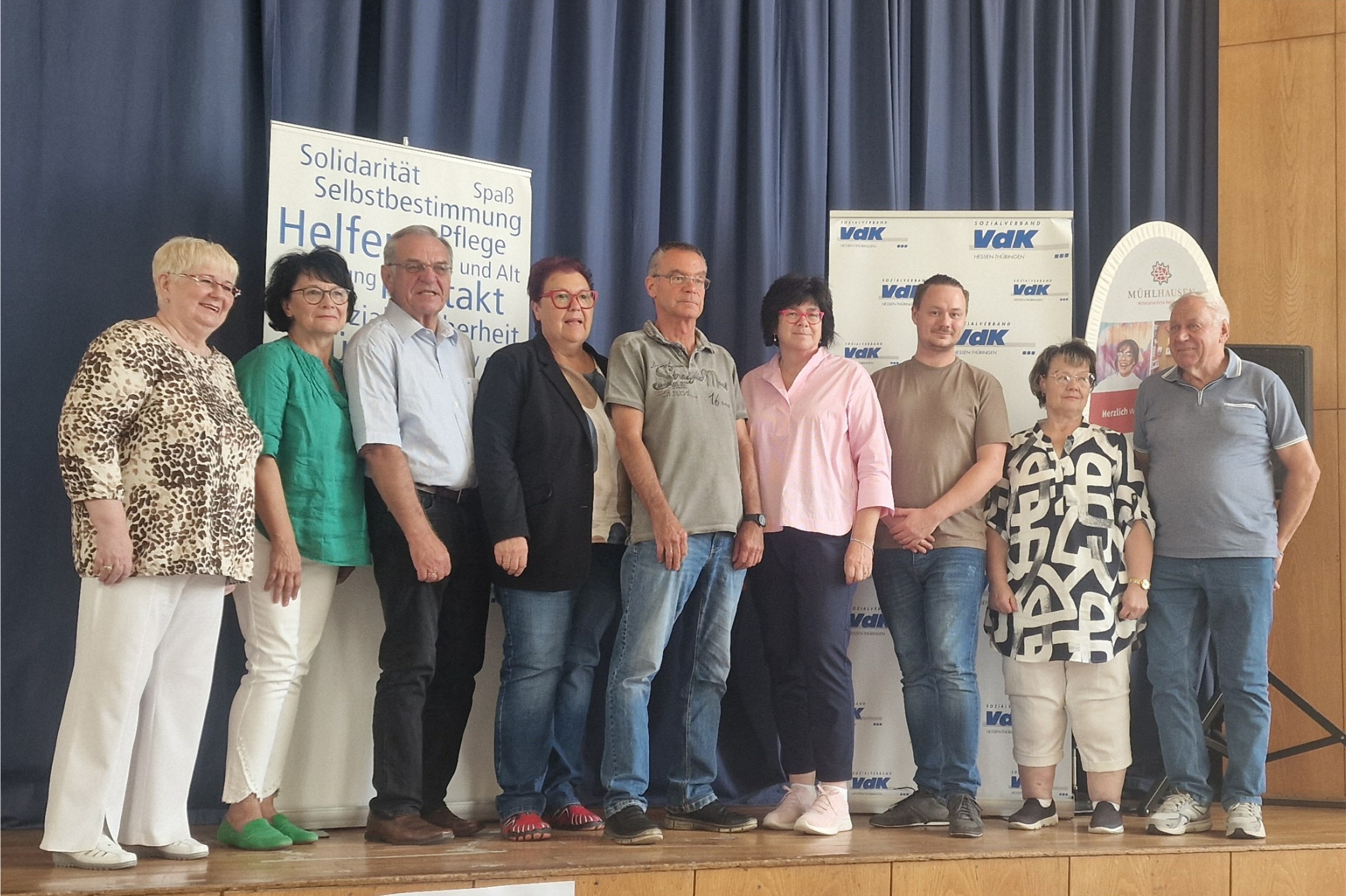 Ein Gruppenbild des Vorstandes