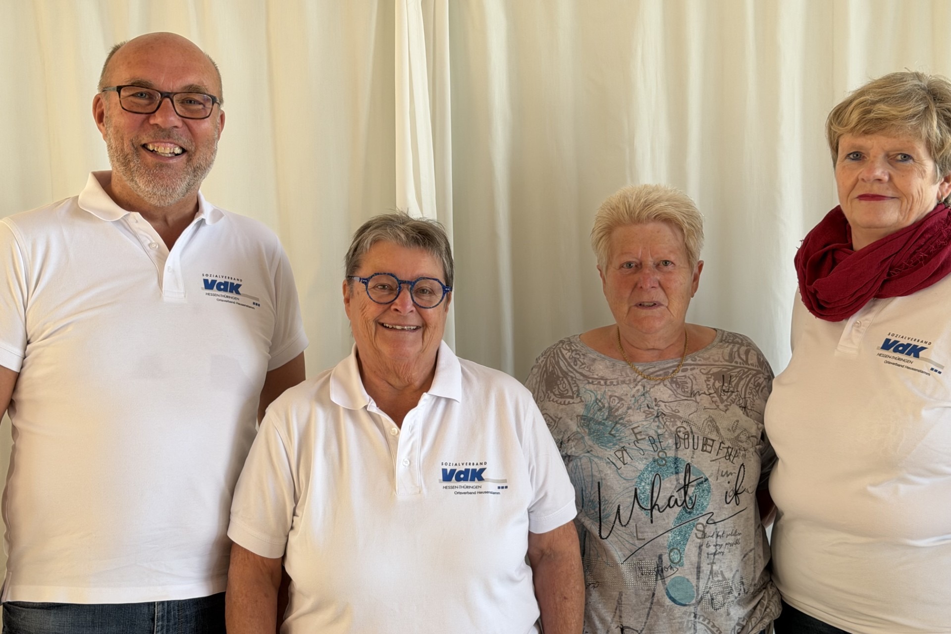 Vorstand OV Heusenstamm von links: Paul Rosenberg, Maritta Franz, Elisabeth Fuchs und Claudia Rosenberg