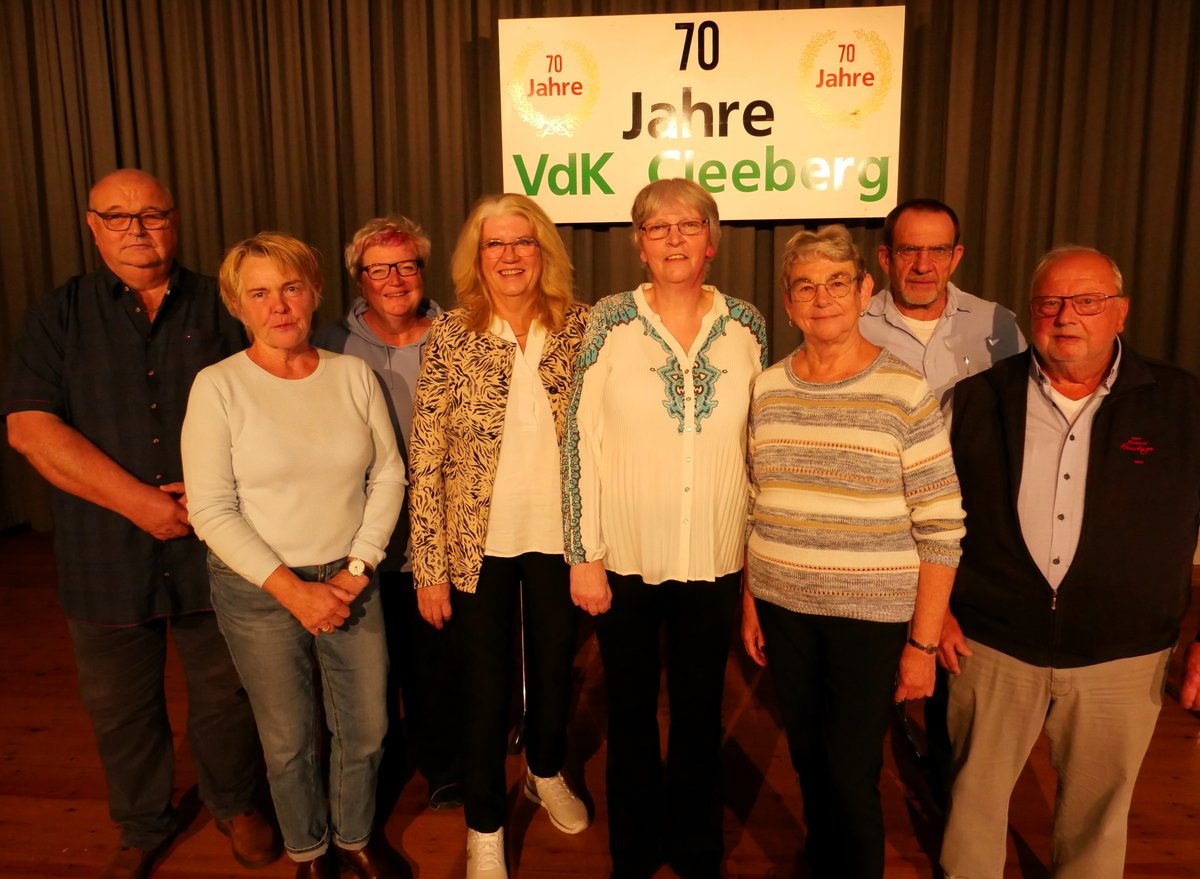 Vorstand des VdK-Ortsverband Cleeberg