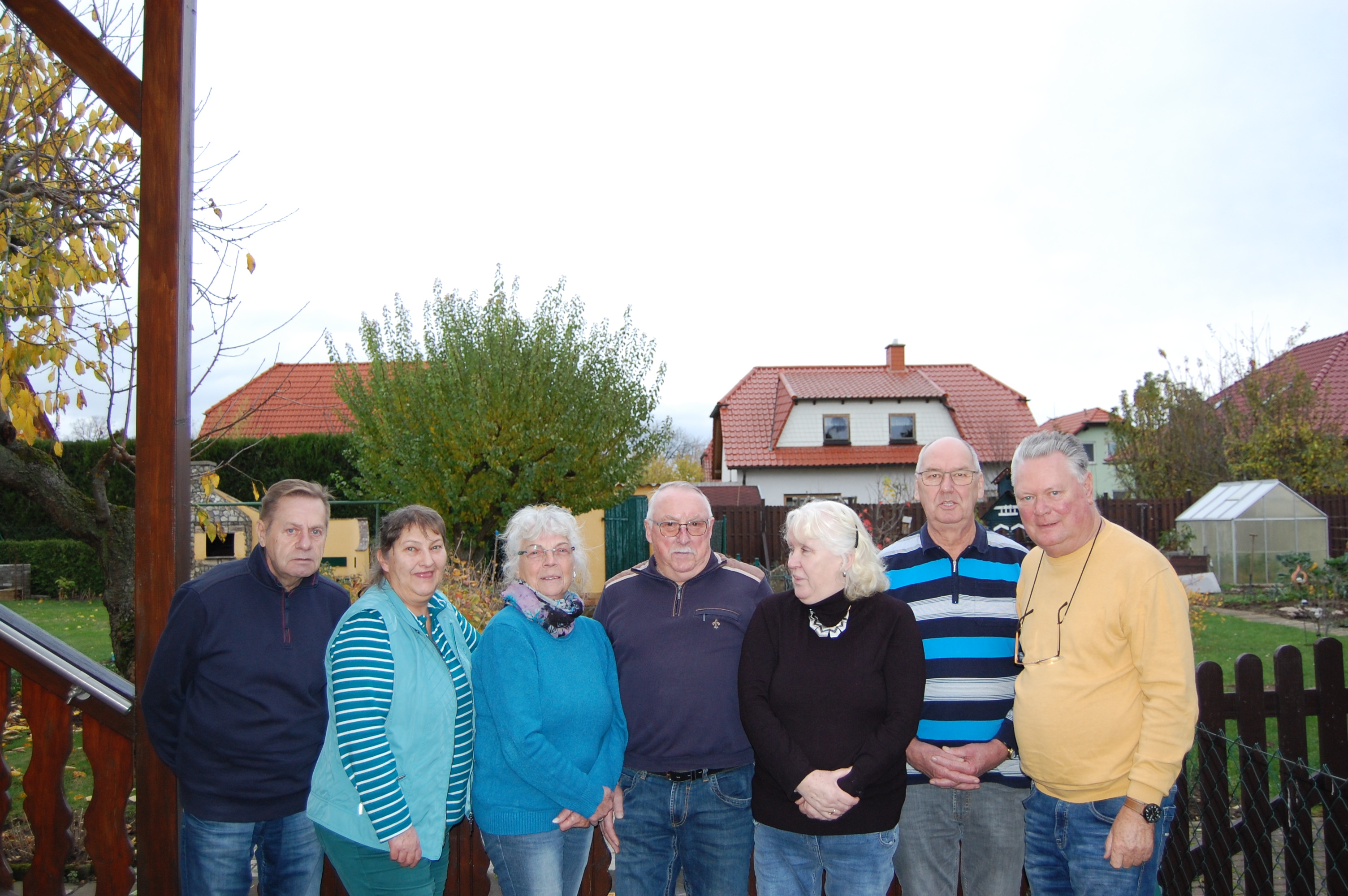 von links nach rechts:Herbert Lux; Carmen Kummert; Melita Ludwig; Wolfgang Deubner Vorsitzender; Heidrun Kraus; Friedhelm Bauer; Dieter Kernich.