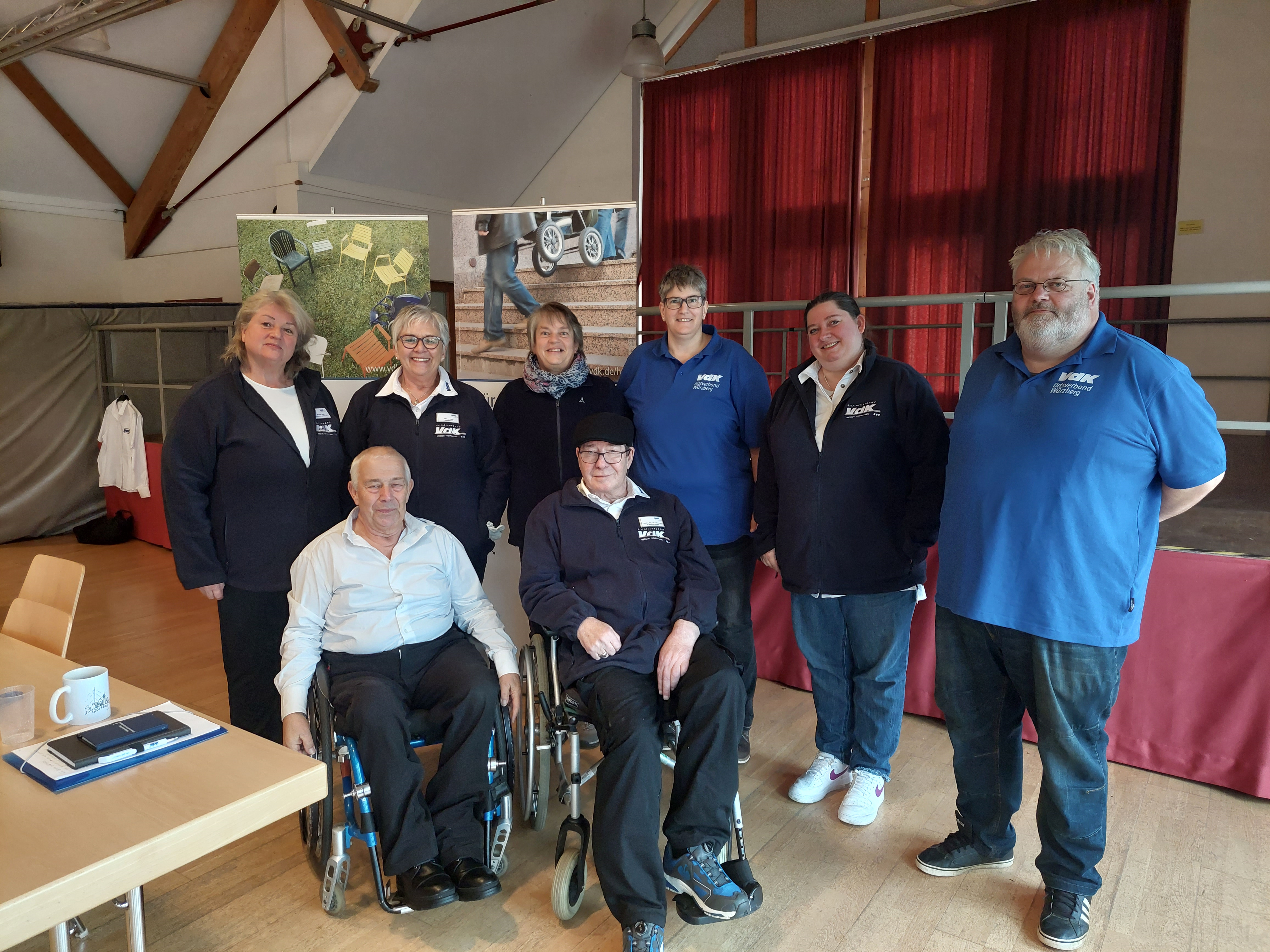 v.l. Monika Reiß, Hiltrud Korb, Anette Hieronymus, Silke Strauß, Janina Fey,Michael Putz, Dieter Scheuermann, Wilfried Laubenheimer nicht auf dem Bild Patricia Hockertz