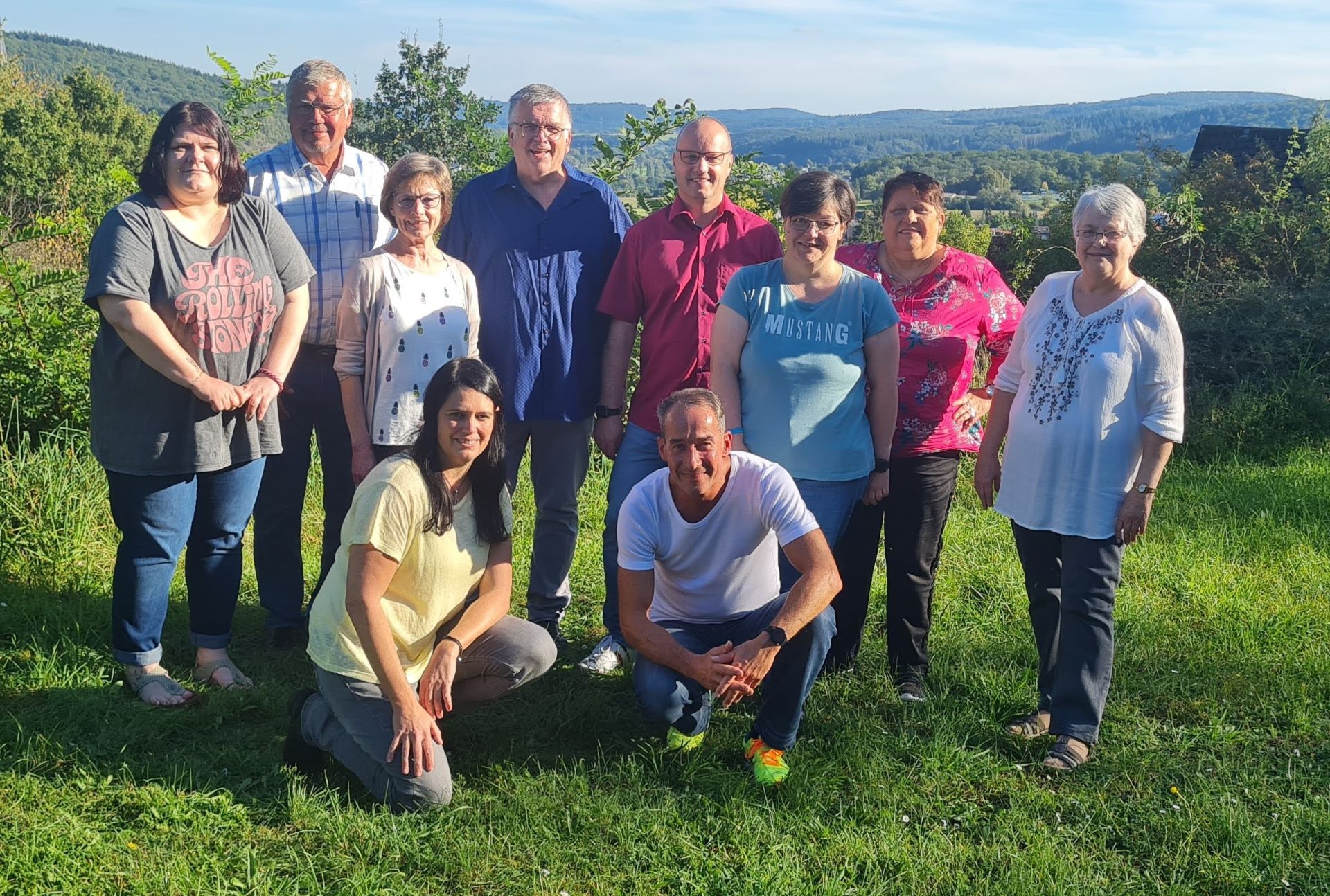 Der neu gewählte Vorstand des Ortsverbands Fleisbach