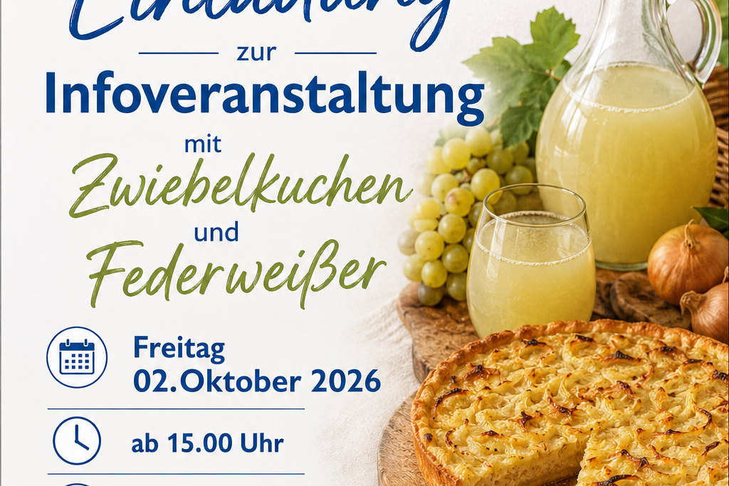 Einladung Infoveranstaltung 02.10.2026
