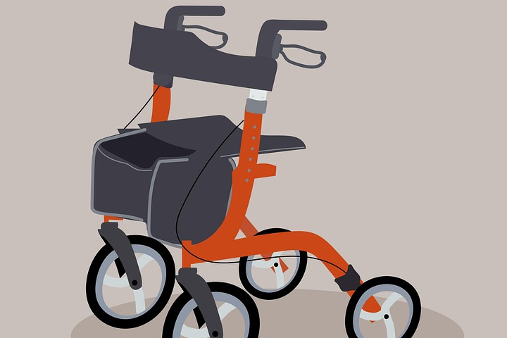 Geschickt mit Rollator Geschickt mit Rollator