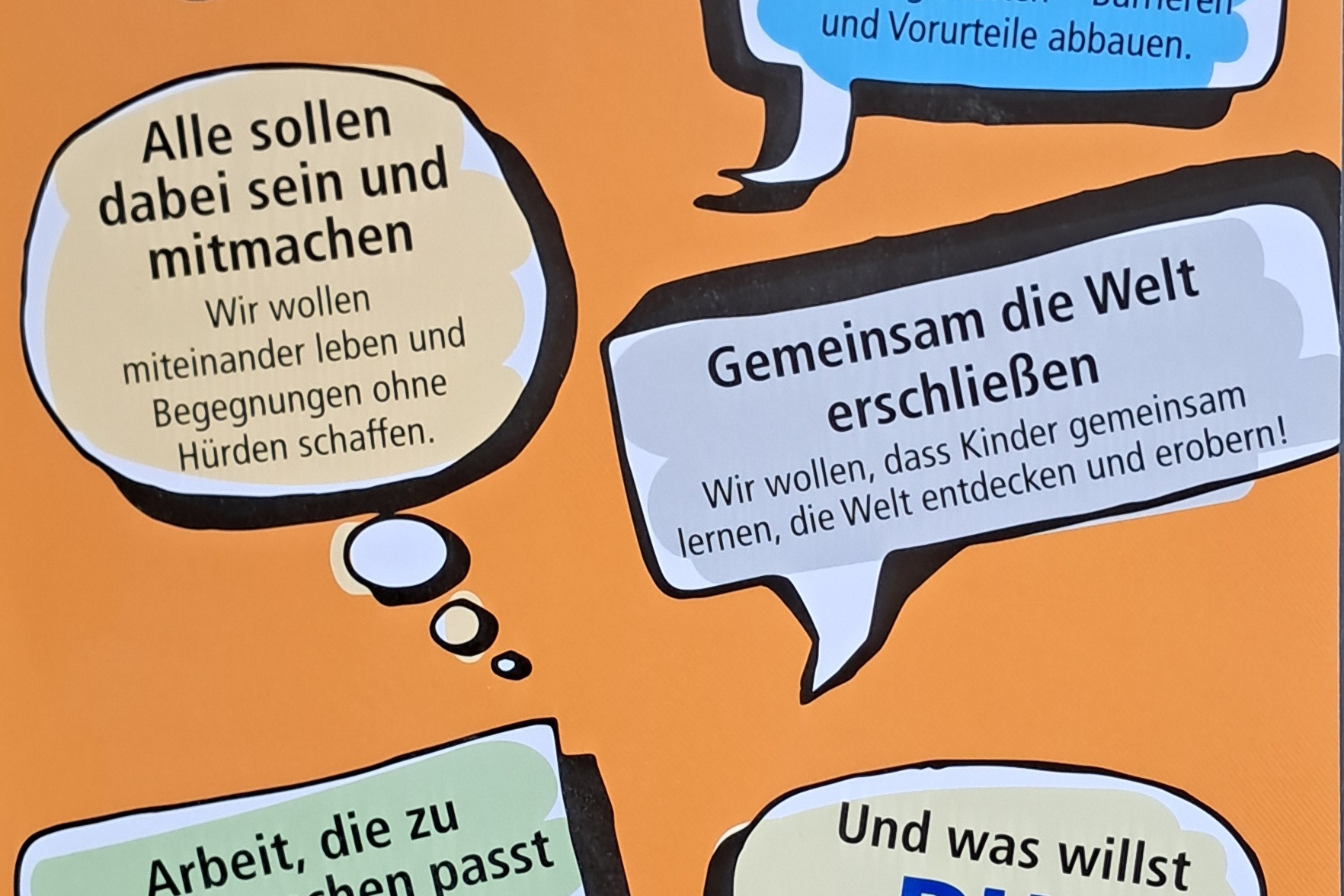 Werbeflyer Inklusion