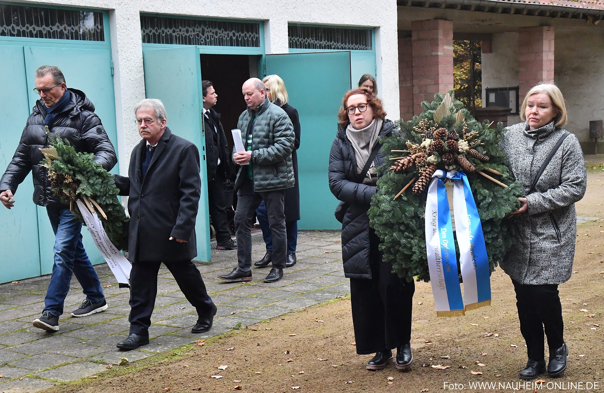 Vertreter des VdK OV Nauheim und der Gemeinde Nauheim