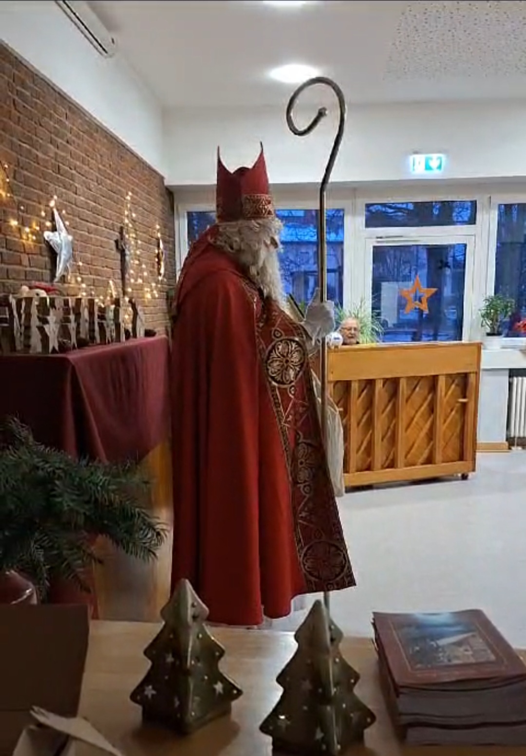 Der Nikolaus zu Besuch beim VdK Waldbrunn