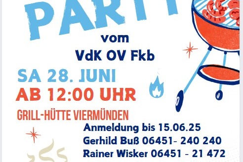 Grill-Tag 28.06.2025 VdK Ortsverband Frankenberg