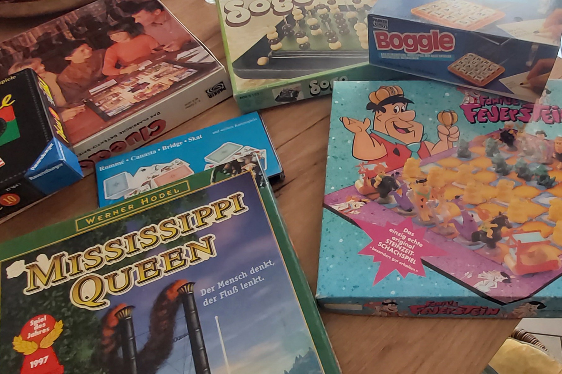 Auswahl an Spielen Wir spielen