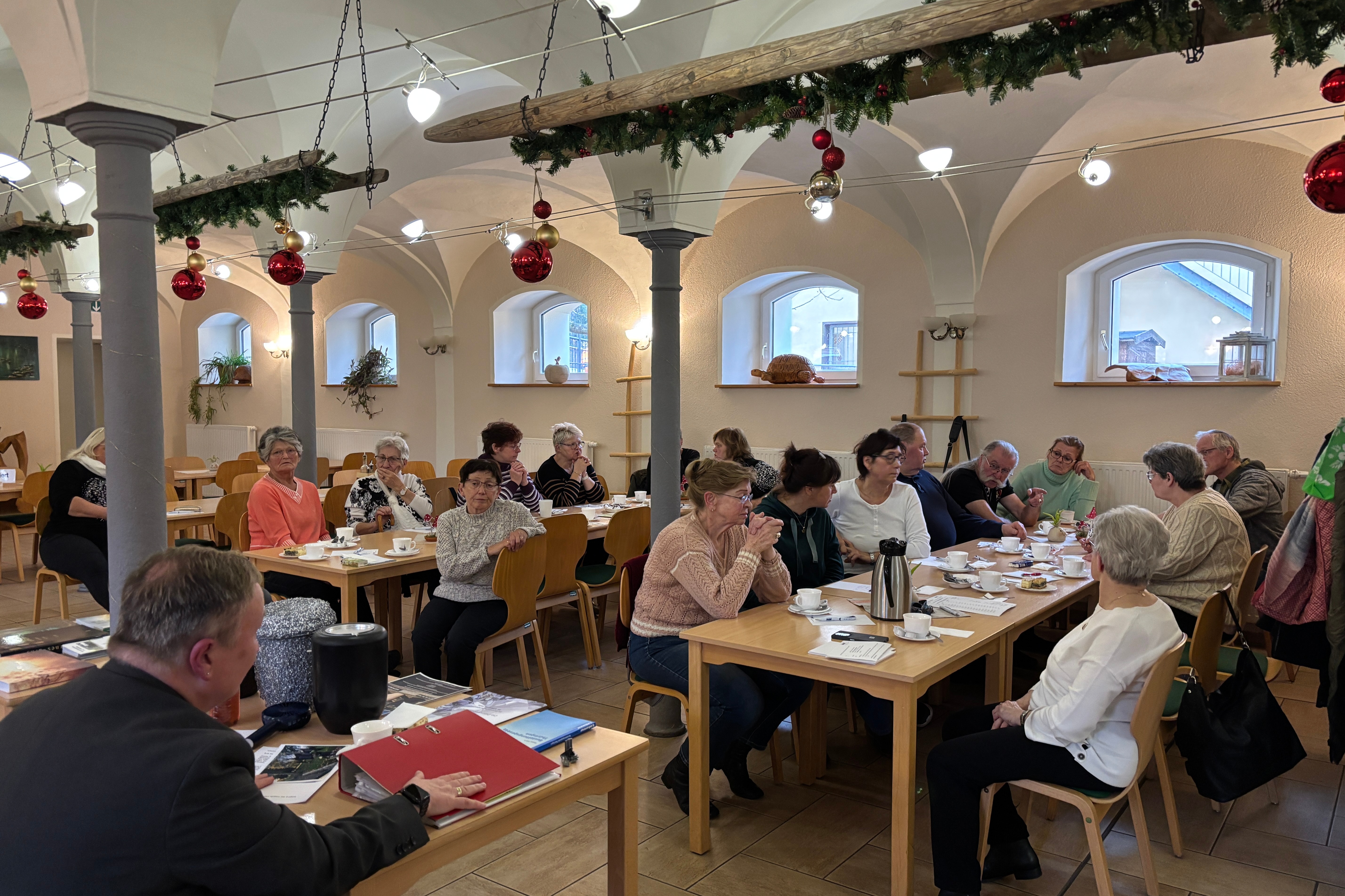 Veranstaltung mit Bestatter Herr Schmidt