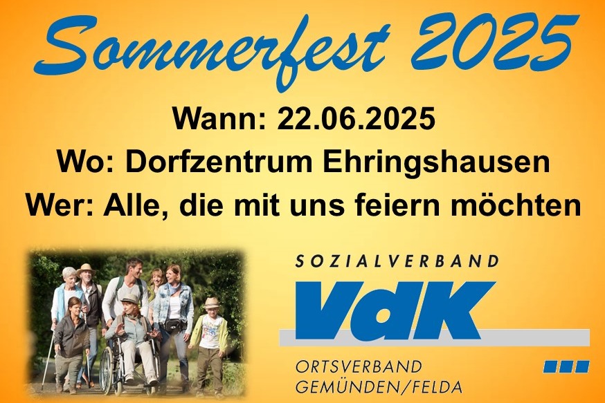 Einladung zum Sommerfest 2025