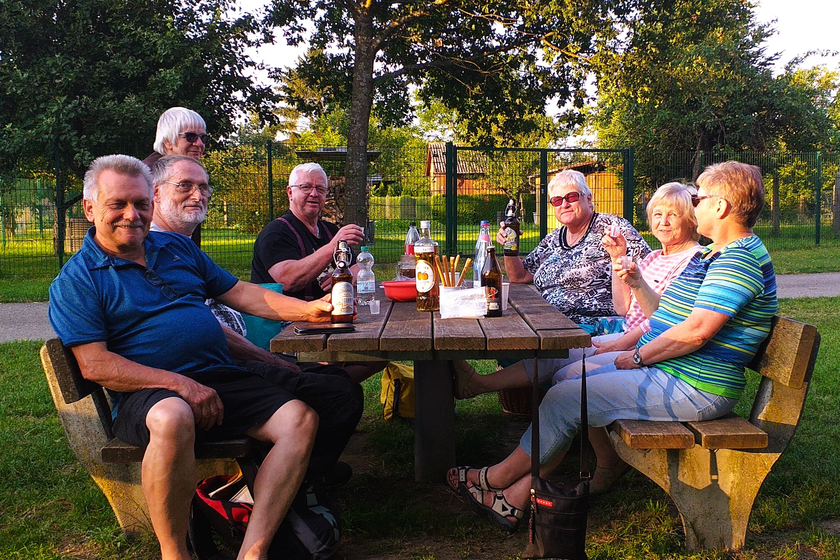 Feierabendrunde 2024 Am Anleger Bild von der Feierabendrunde im Sommer 2024