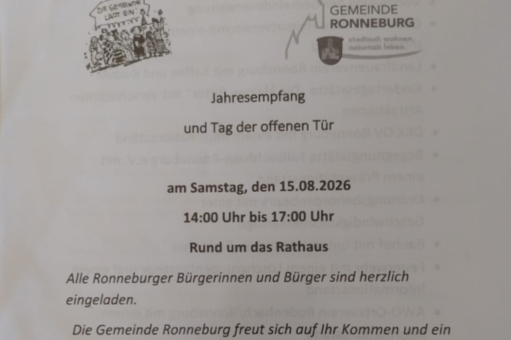 Tag der offenen T&uuml;r in Ronneburg
