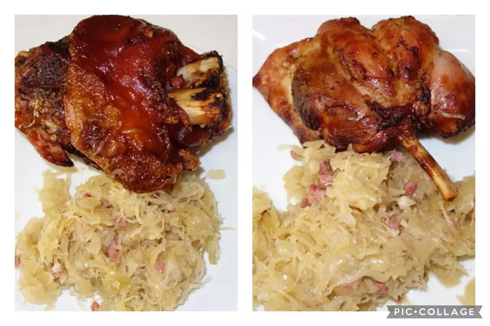 Gro&szlig;e und kleine Haxe
