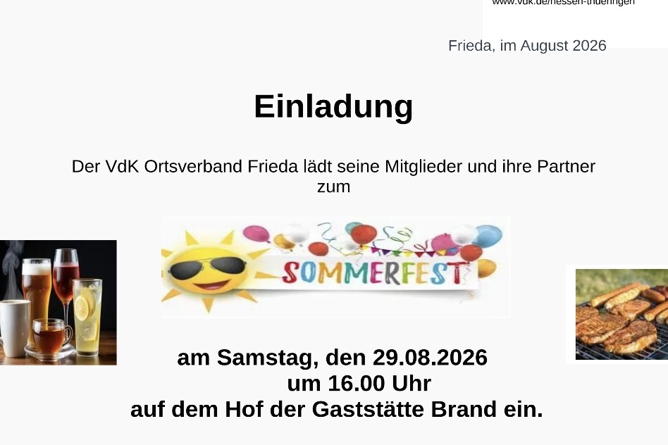 Sommerfest 2026