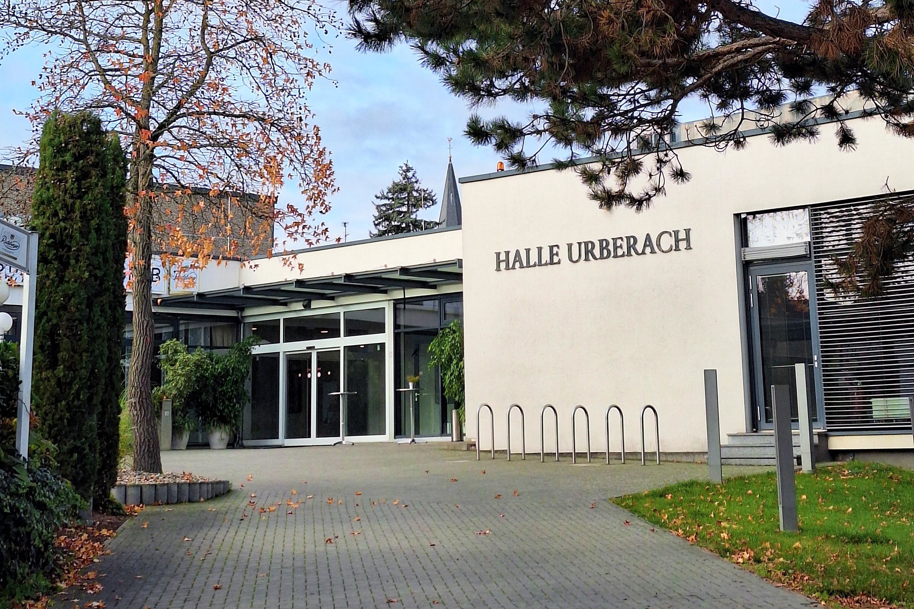 Halle Urberach, Eingangsbereich