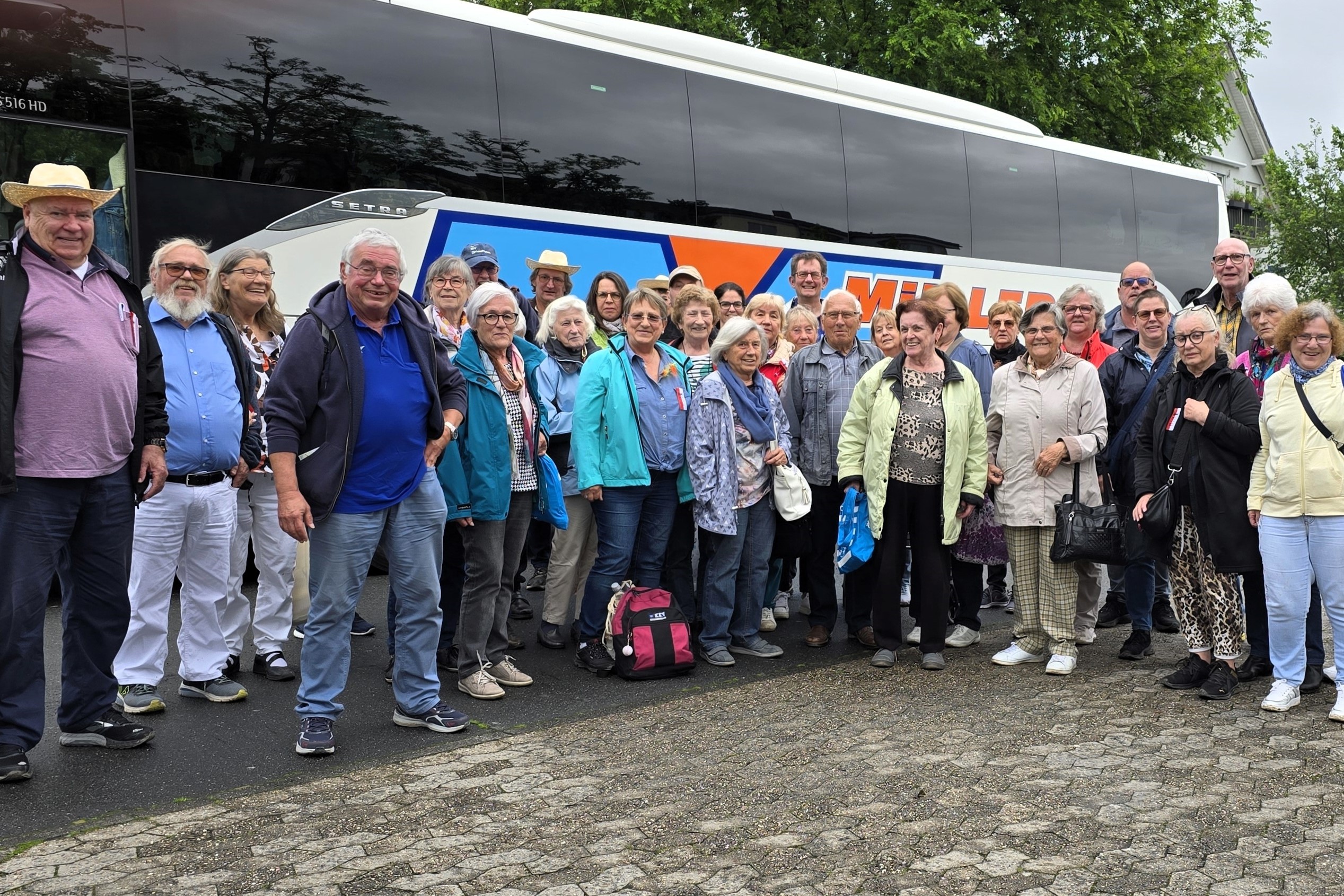 Die Griesheimer VdK’ler nach dem Landesverbandstreffen auf dem Hessentag 2024 in Fritzlar