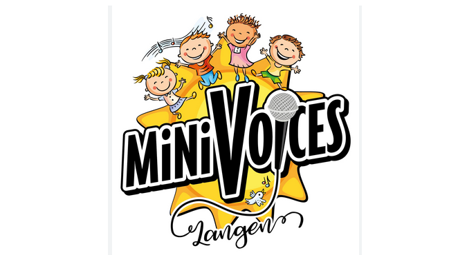 Das Bild zeigt das Logo des Kinderchor Mini Voices aus Langen