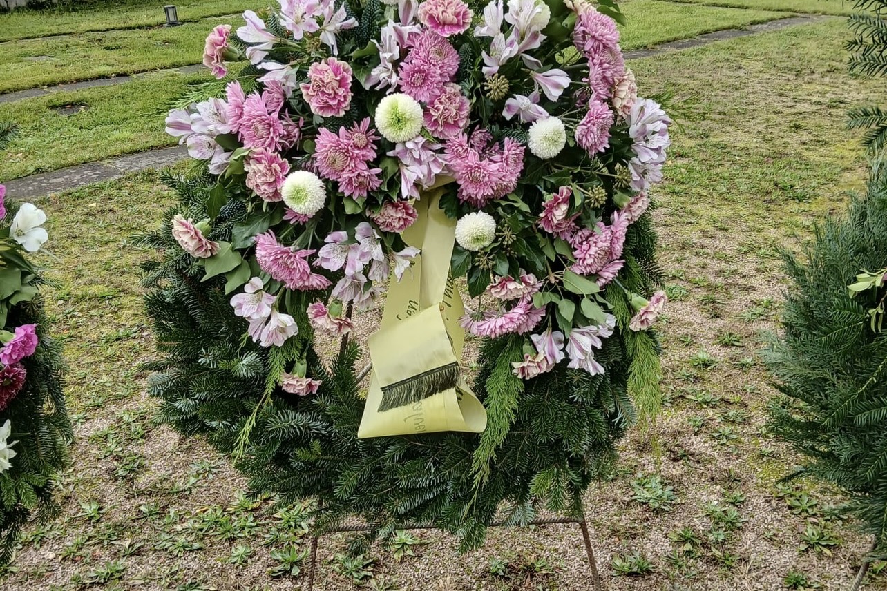 der Kranzniederlegung VdK Ortsverband Biebrich