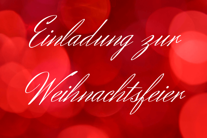 Weihnachtsfeier