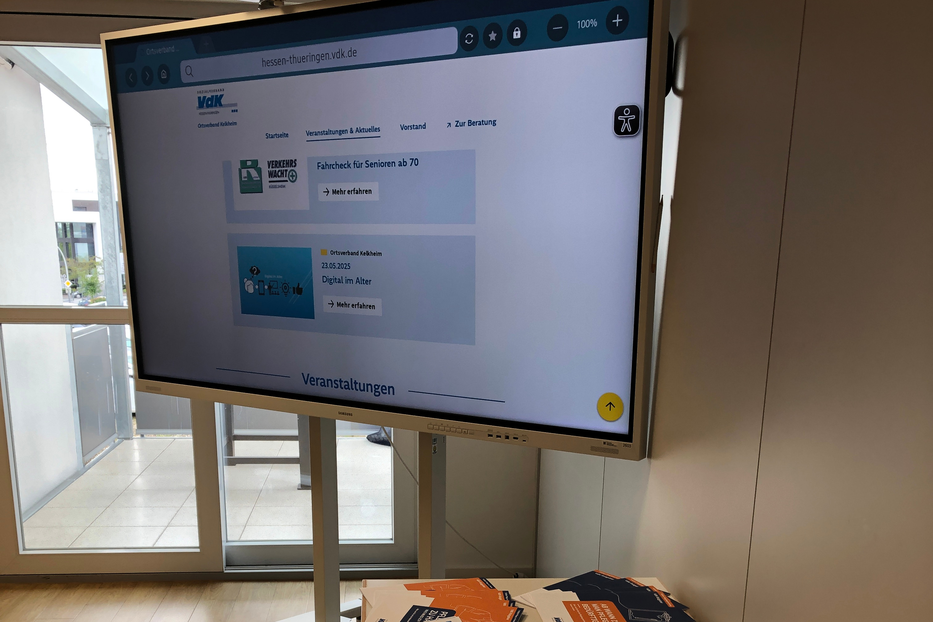 Vorstellung des VdK Internetauftritts