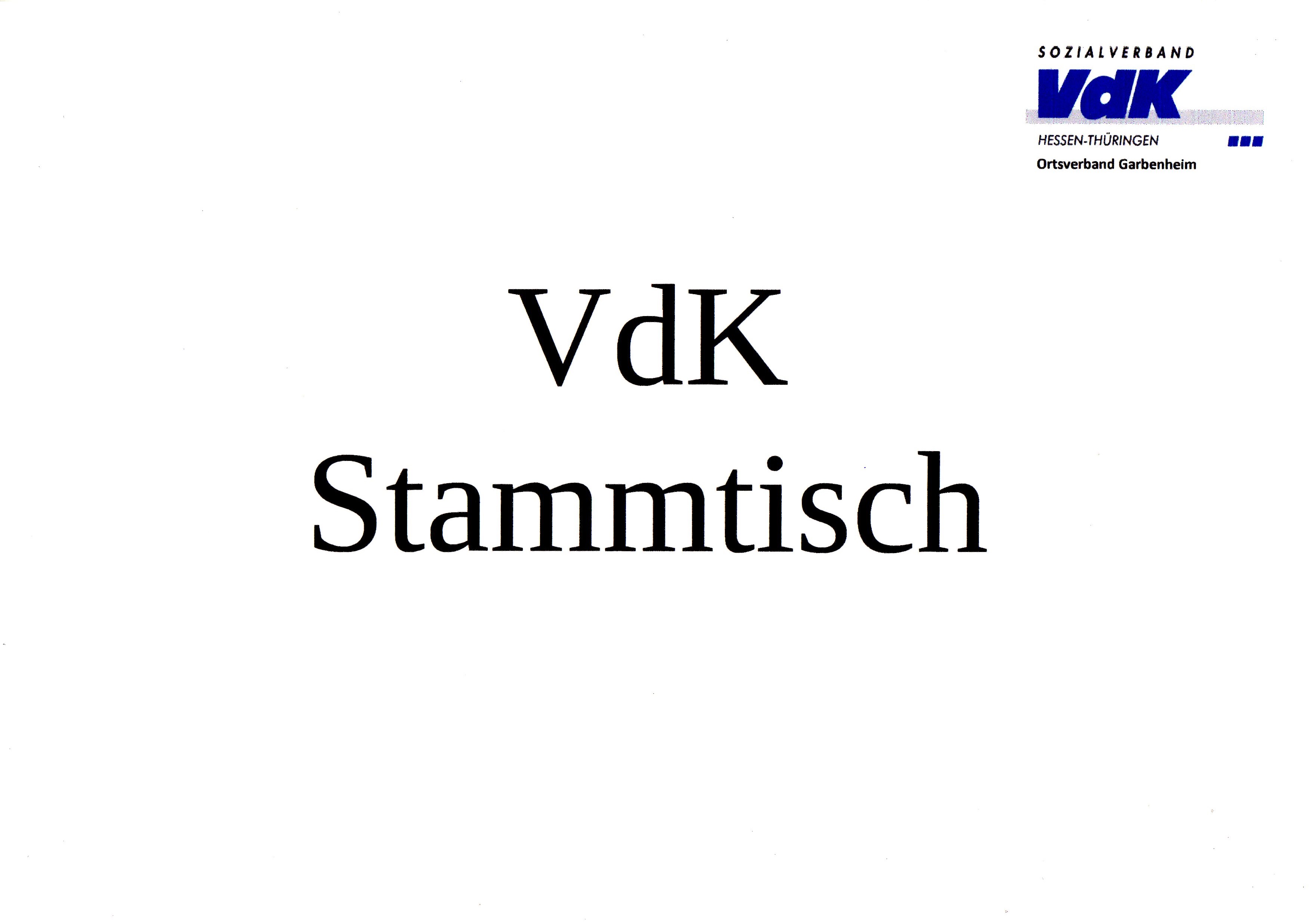 Vdk-Stammtisch