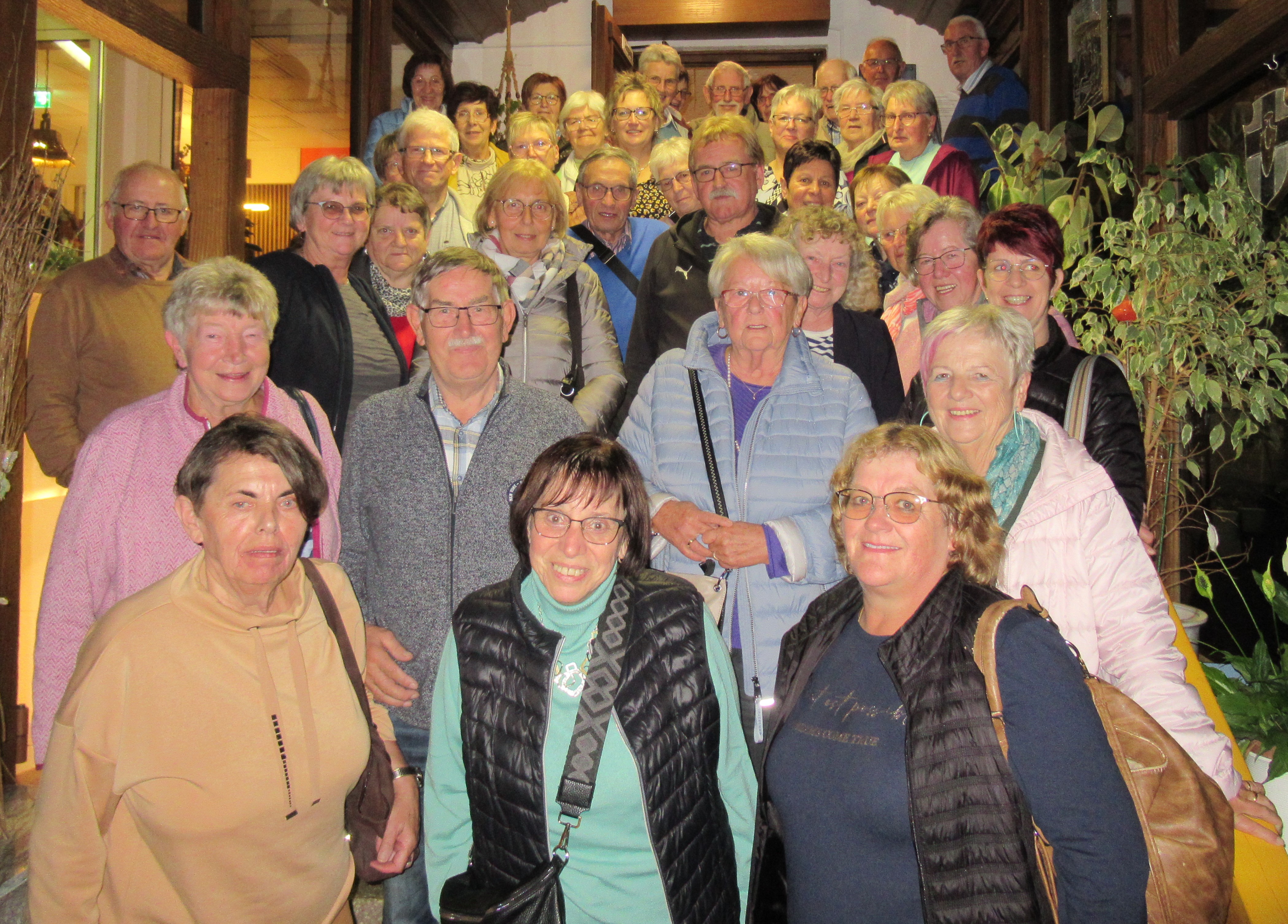 Beim Abschluss im Gasthof Kessler in Oberthulba.