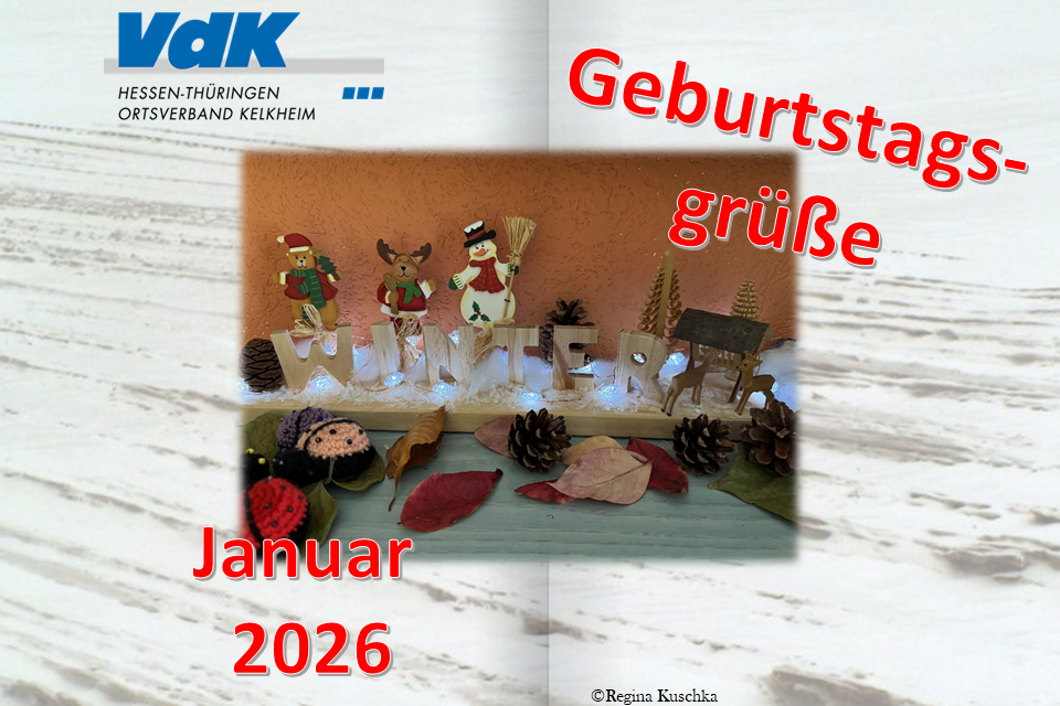 Geburtstagsgru&szlig; im Januar