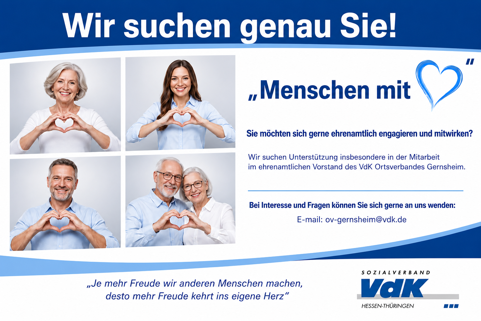 Menschen mit Herz