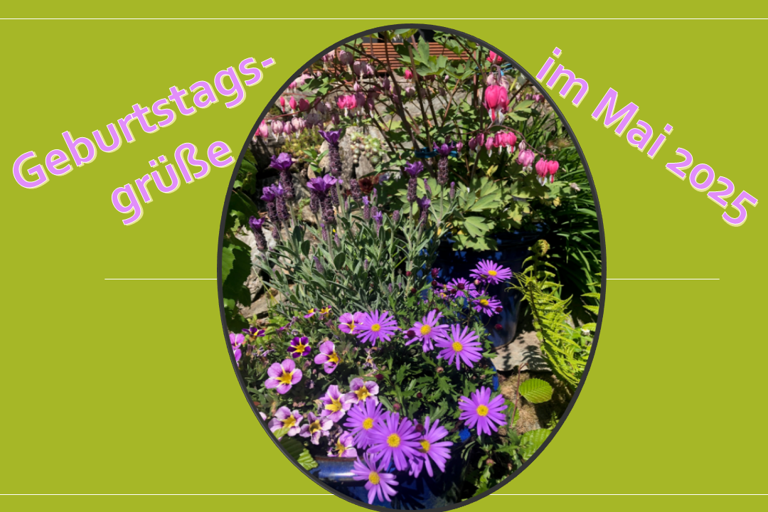 Geburtstagsgruß im Mai Geburtstagsgruß im Mai