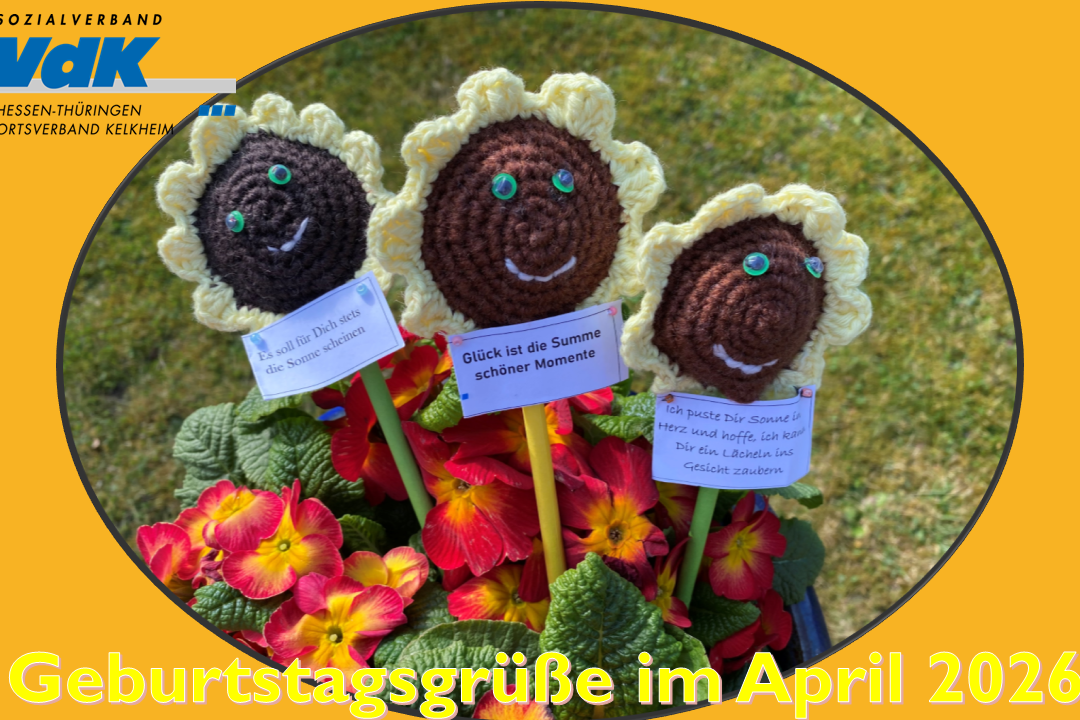 Geburtstagsgru&szlig; im April