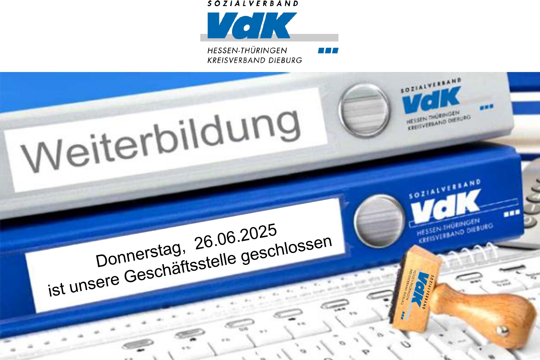 Flyer Weiterbildung. Kreisverband Dieburg