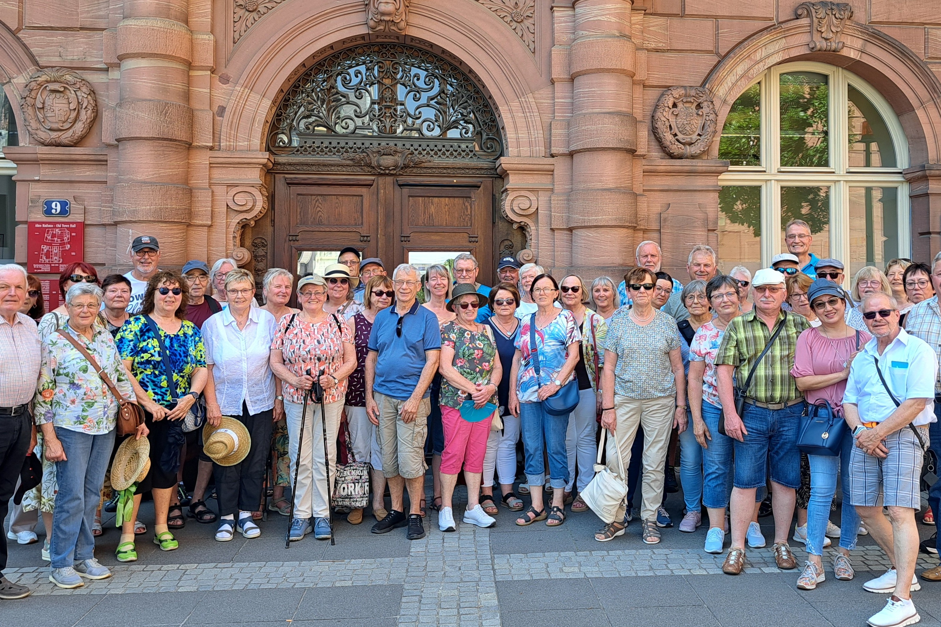 Gruppenbild vom Ausflug nach Frankfurt am 21.06.2026