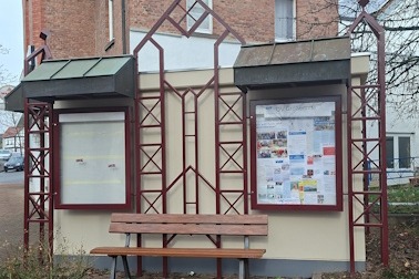 Schaukasten des VdK Gro&szlig;enritte