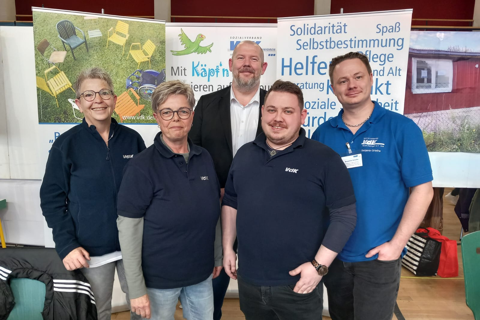 Standbesetzung Standbesetzung mit Bürgermeister Patrick Wetphalen