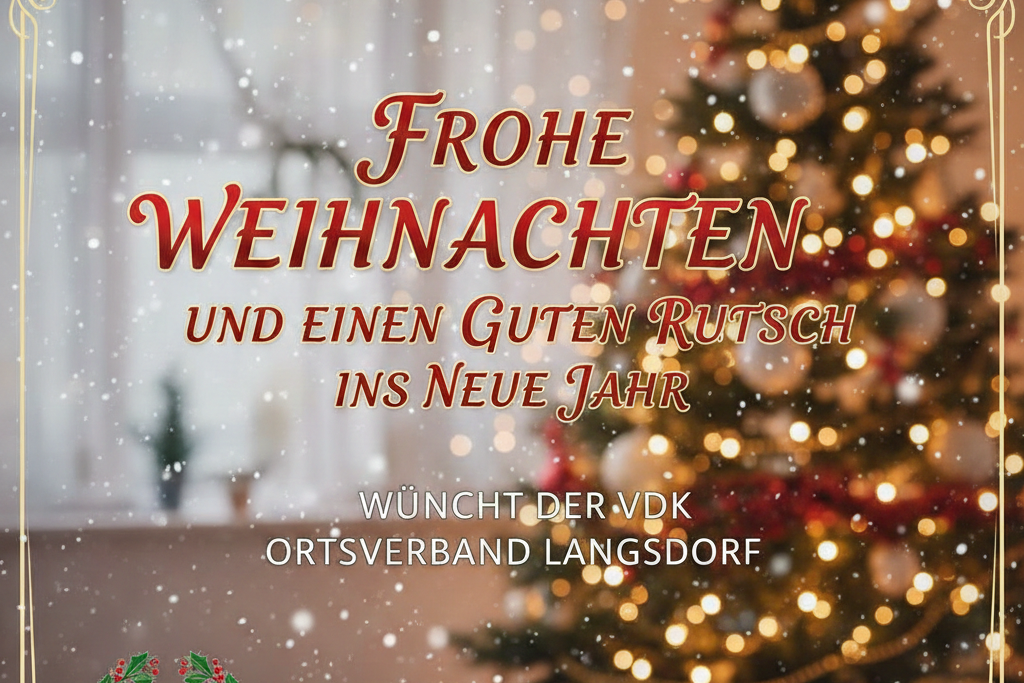 Weihnachtsgruß 2025 Weihnachtsgruß