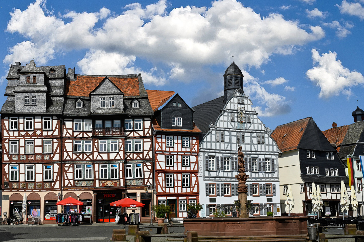 Bild vom Marktplatz in Butzbach