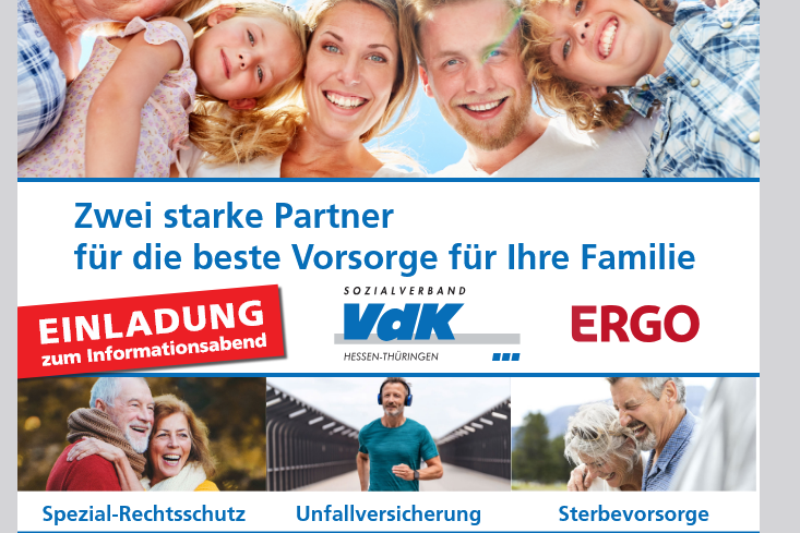 Informationsveranstaltung: Thema Vorsorge -Fürsorge – Würdevolles Sterben ! Flyer zur Veranstaltung