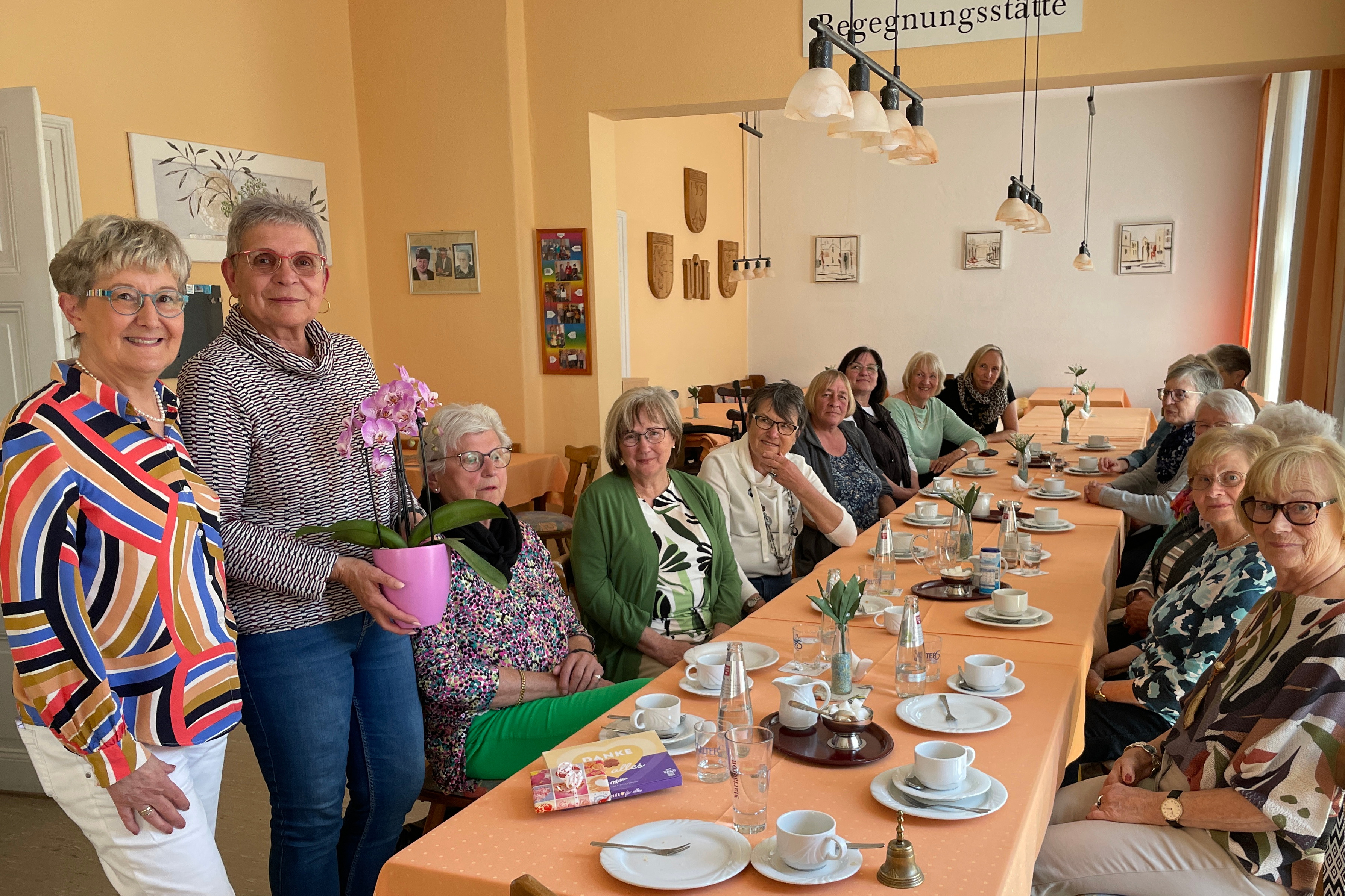 Verabschiedung von Doris Orth als Vertreterin der Frauen beim Ortsverband Bad Hersfeld anlässlich des Frauennachmittages am 6. Mai 2025