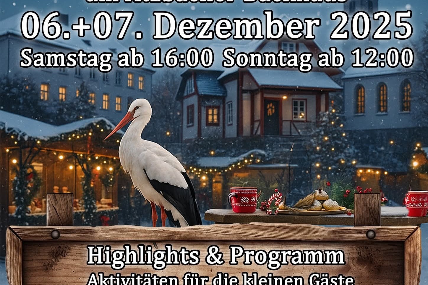 Plakat zum Atzbacher Wintervergn&uuml;gen