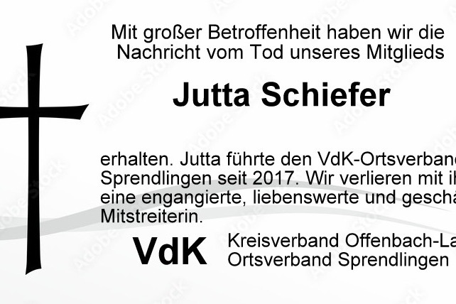 Traueranzeige