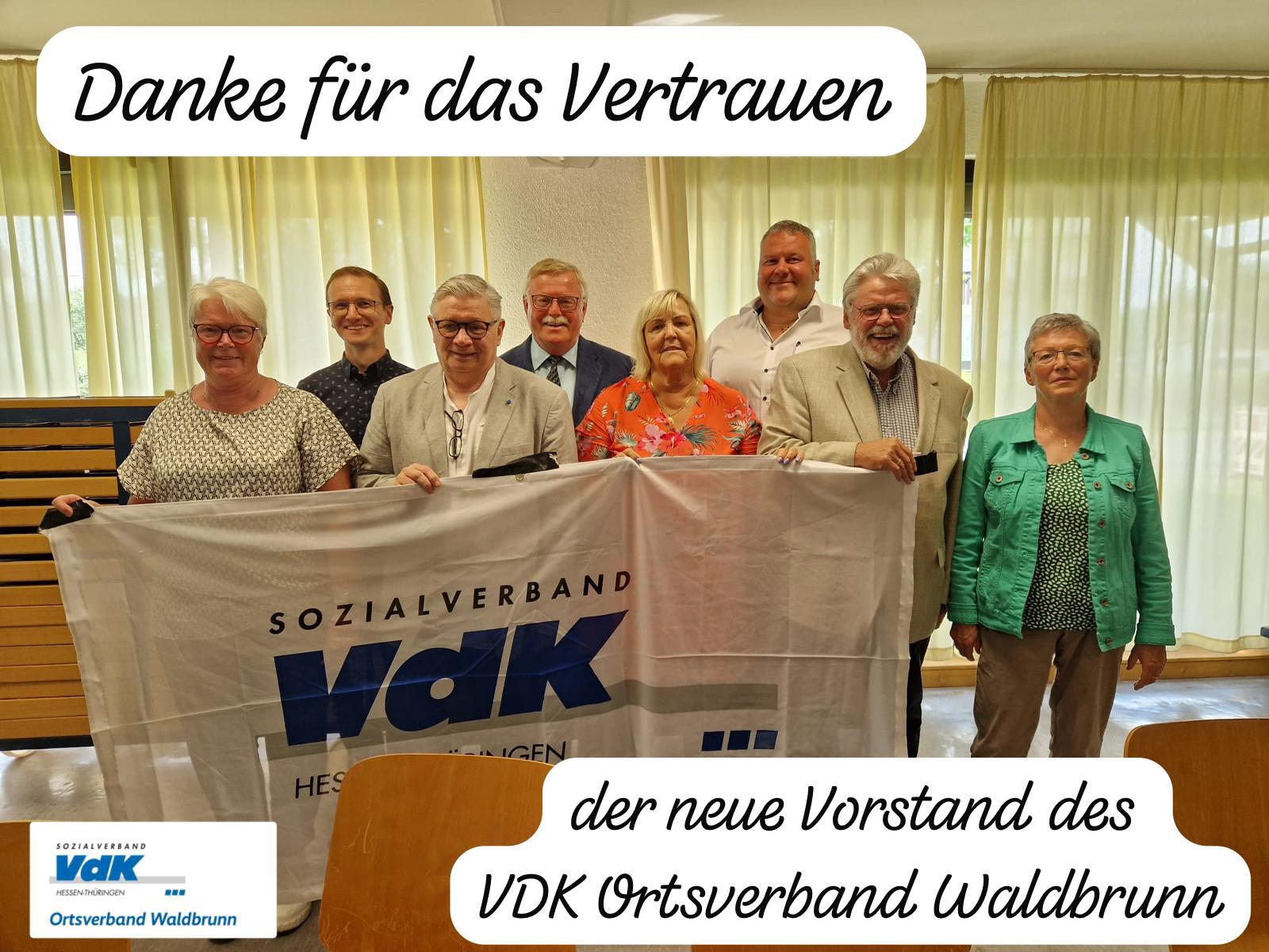 Der neu gewählte VdK Ortsverbands-Vorstand